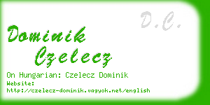 dominik czelecz business card